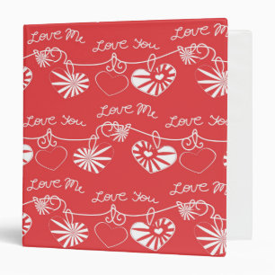 Valentine Day Background Binder