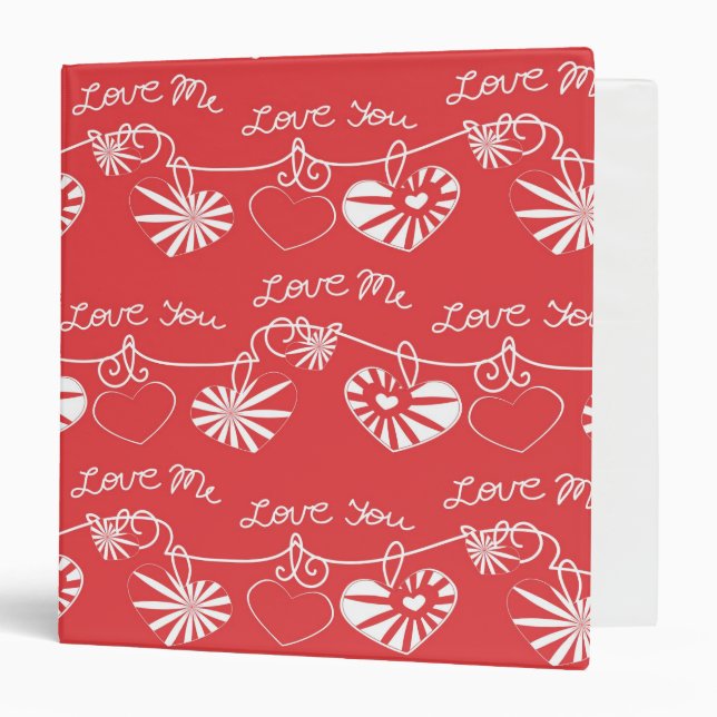 Valentine Day Background Binder (Front/Inside)