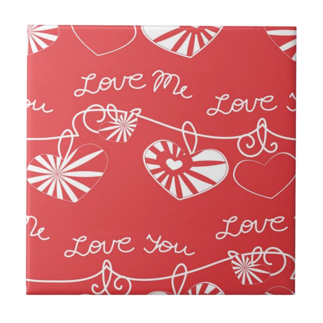 Valentine Day Background Tile (Front)