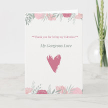 Valentine day card