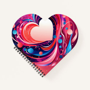 Valentine day design notebook