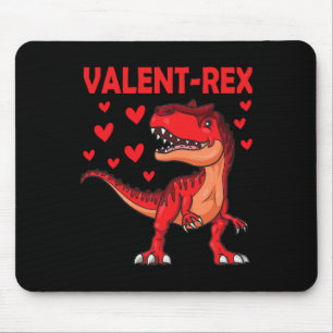 Valentine Day Dinosaur Trex T Rex Boy Kids Girl To Mouse Pad