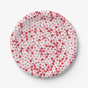 Valentine Day Funny Love Paper Plate