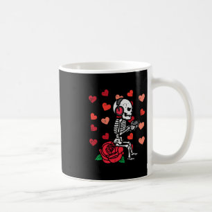 Valentine Day Gamer Skeleton Gaming Men Boys Kid Y Coffee Mug