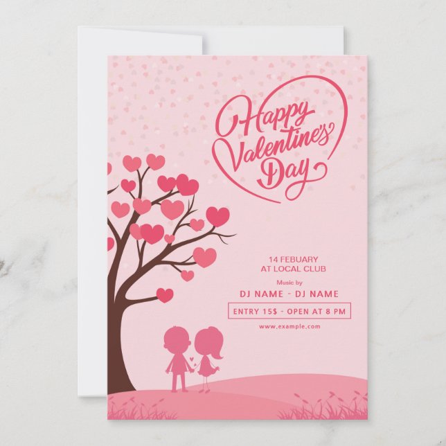 Valentine Day Invitation (Front)