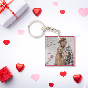Valentine Day Personalized Photo Keychain