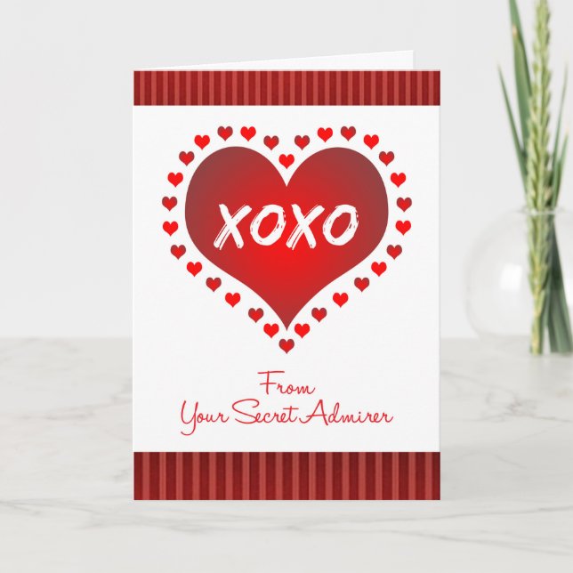 Valentine De La Carte Admirer Secret (Devant)