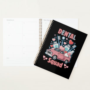 Valentine Dental Squad Cute Tooth Team Planner