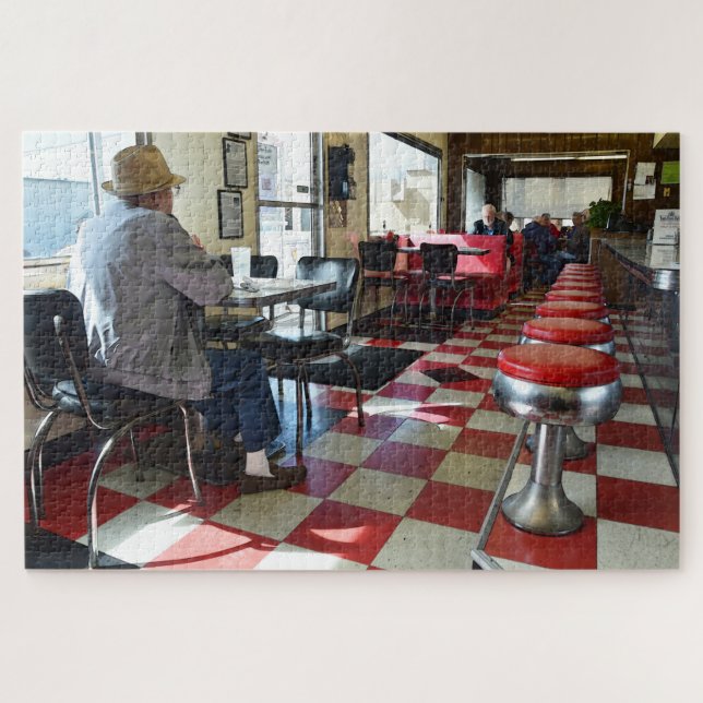 Valentine Diner Interior Jigsaw Puzzle (Horizontal)