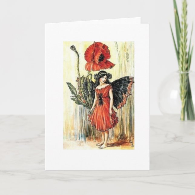Valentine Fairy Holiday Card (Front)