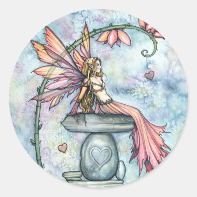 Valentine Fairy Stickers by Molly Harrison (Front)