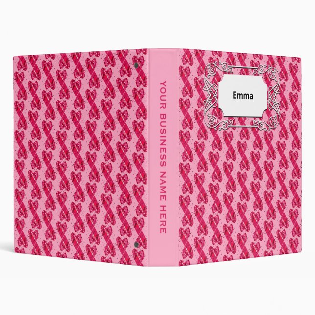 Valentine Falling Love Sweethearts Binder (Background)