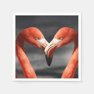 Valentine Flamingo Napkin