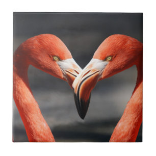 Valentine Flamingo Tile