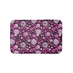 Valentine Floral Pattern Bath Mat