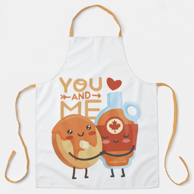 Valentine Food Couple Apron (Front)