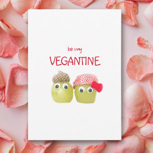 Valentine for Vegan Husband - Cute Fruits Love Card