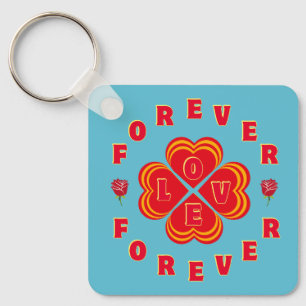 Valentine Forever Love Keychain