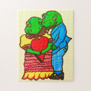 VALENTINE FROGGY STYLE LOVE       JIGSAW PUZZLE