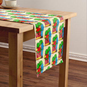 VALENTINE FROGGY STYLE LOVE SHORT TABLE RUNNER