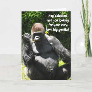 VALENTINE FROM I'LL BE YOUR BIG GORILLA card