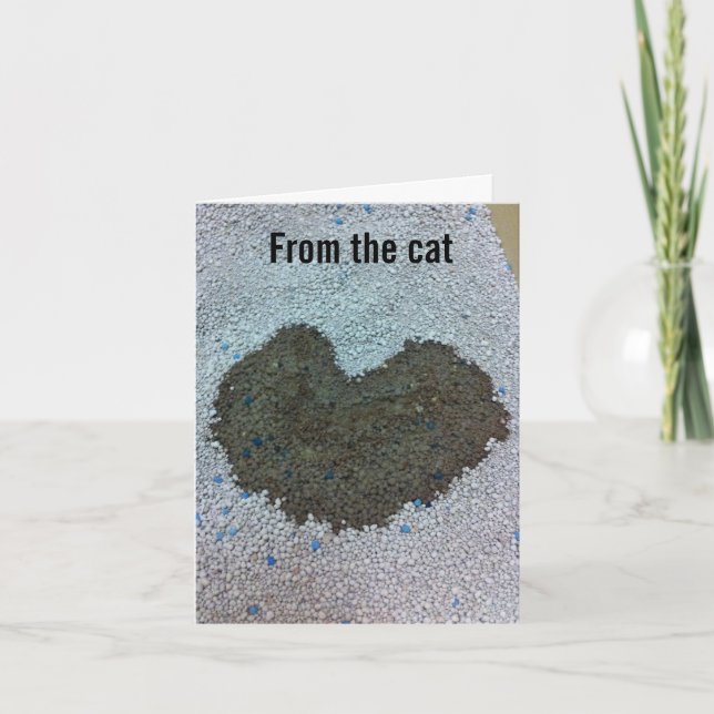 Valentine from the Cat Holiday Card (Front)