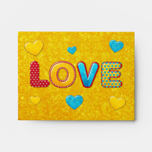 Valentine Fun 3D Mix and Match 3 Envelope