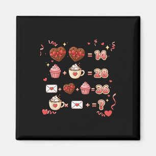 Valentine Funny Math Equation 6 7 Six Seven Meme T Magnet