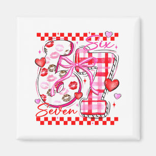 Valentine Funny Six Seven 6 7 Meme Slang Men Women Magnet