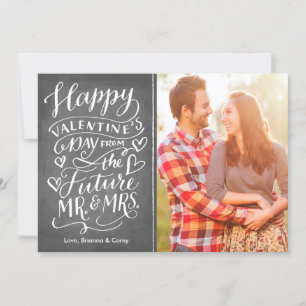 Valentine Future Mr. and Mrs. Photo Save The Date