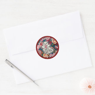 Valentine Ghost Sticker