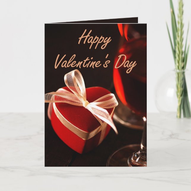Valentine Gift Holiday Card (Front)