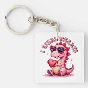 Valentine Gift   I Steal Hearts Keychain