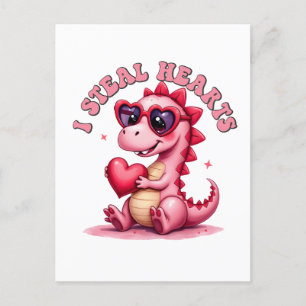 Valentine Gift   I Steal Hearts Postcard