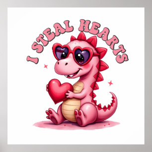 Valentine Gift   I Steal Hearts Poster