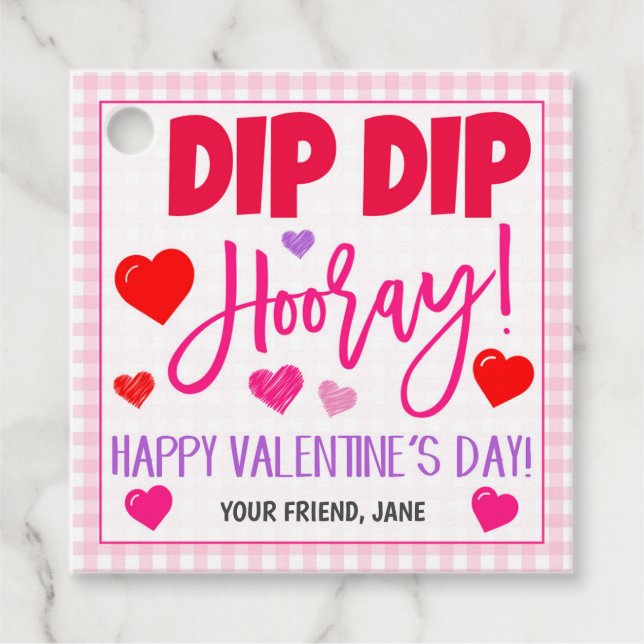 Valentine Gift Tag (Front)