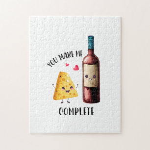 Valentine Gift You Make Me Complete Jigsaw Puzzle