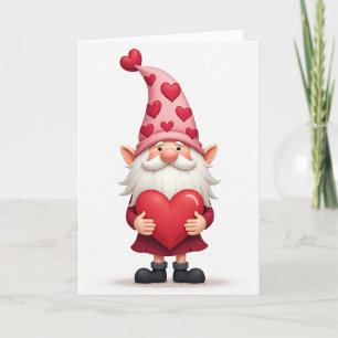 Valentine Gnome Love Card