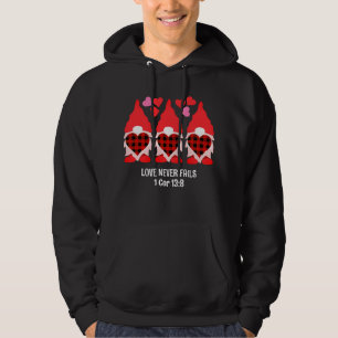 VALENTINE GNOME Love Never Fails Hoodie
