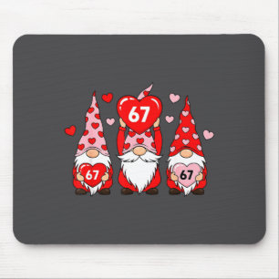 Valentine Gnomes 67 Funny Meme Cute Love Gnome Cou Mouse Pad