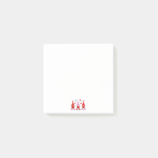 Valentine Gnomes Post-It Notes
