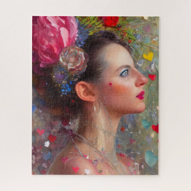 Valentine Goddess Jigsaw Puzzle (Vertical)