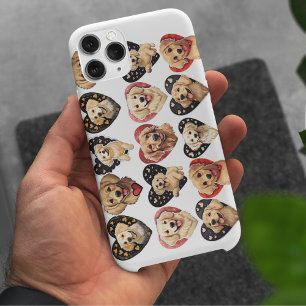 Valentine Golden Retriever Dog  iPhone 11 Pro Case