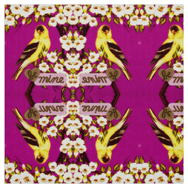 Valentine Goldfinch Fabric (Swatch)