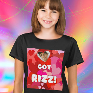 Valentine Got Rizz Heart Pop T-Shirt
