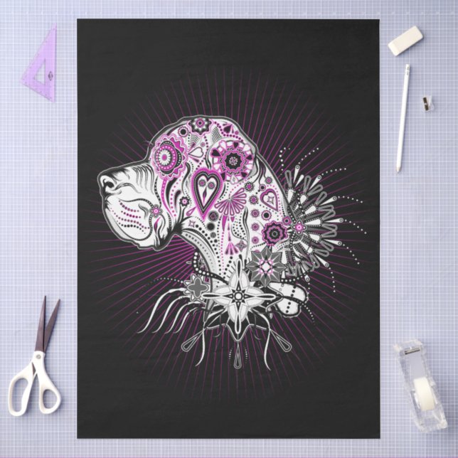 Valentine Great Danes Tissue Paper  (Craft)