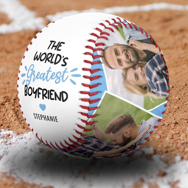 Valentine Greatest Boyfriend Photo Baseball (Creator Uploaded)