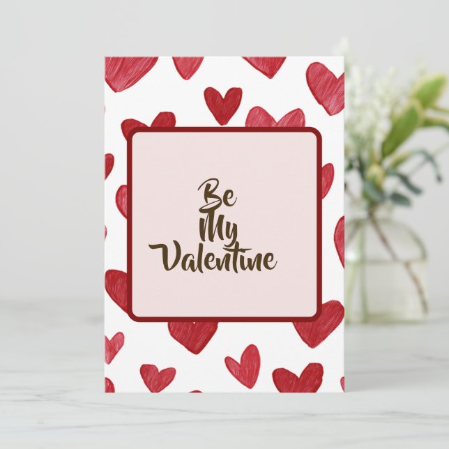 Valentine Greeting Card for Loved Ones (Standing Front)