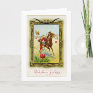 Valentine Greetings 4 Holiday Card