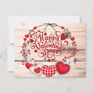 Valentine Greetings Postcard